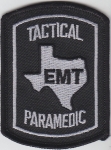 Texas EMT TACTICAL PARAMEDIC mini hat patch